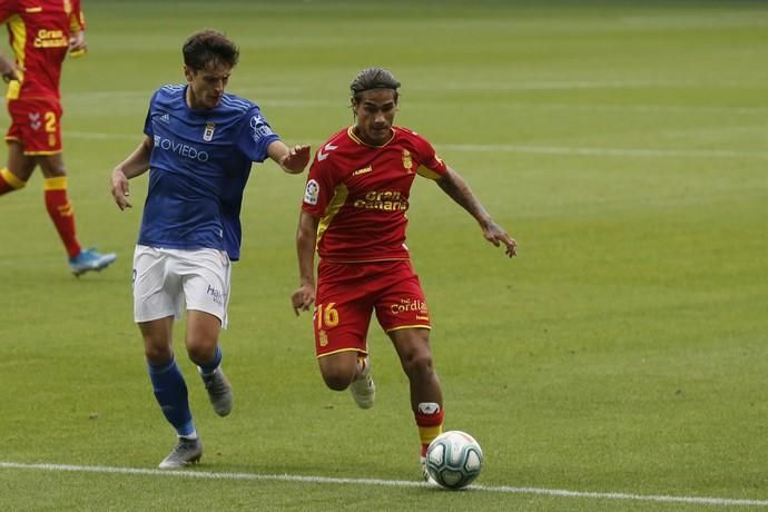 Real Oviedo VS UD Las Palmas en el Carlos Tartiere el 8 de julio de 2020 (Foto: Luis Manso).