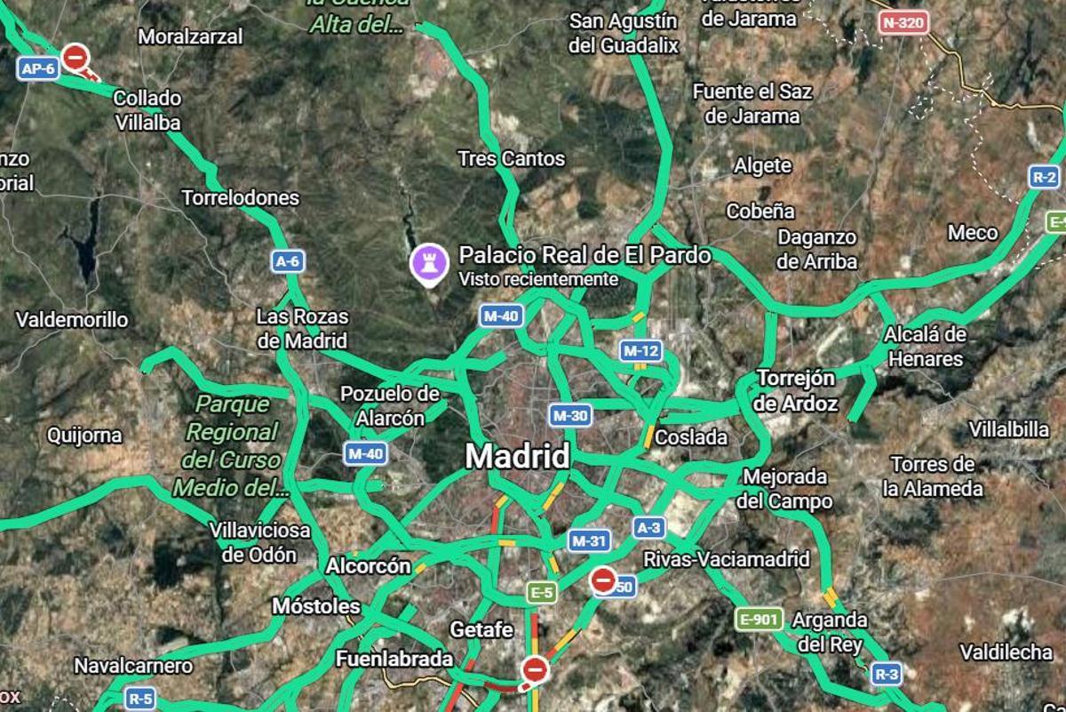 Caputura cortes que ya aparecen en Google Maps