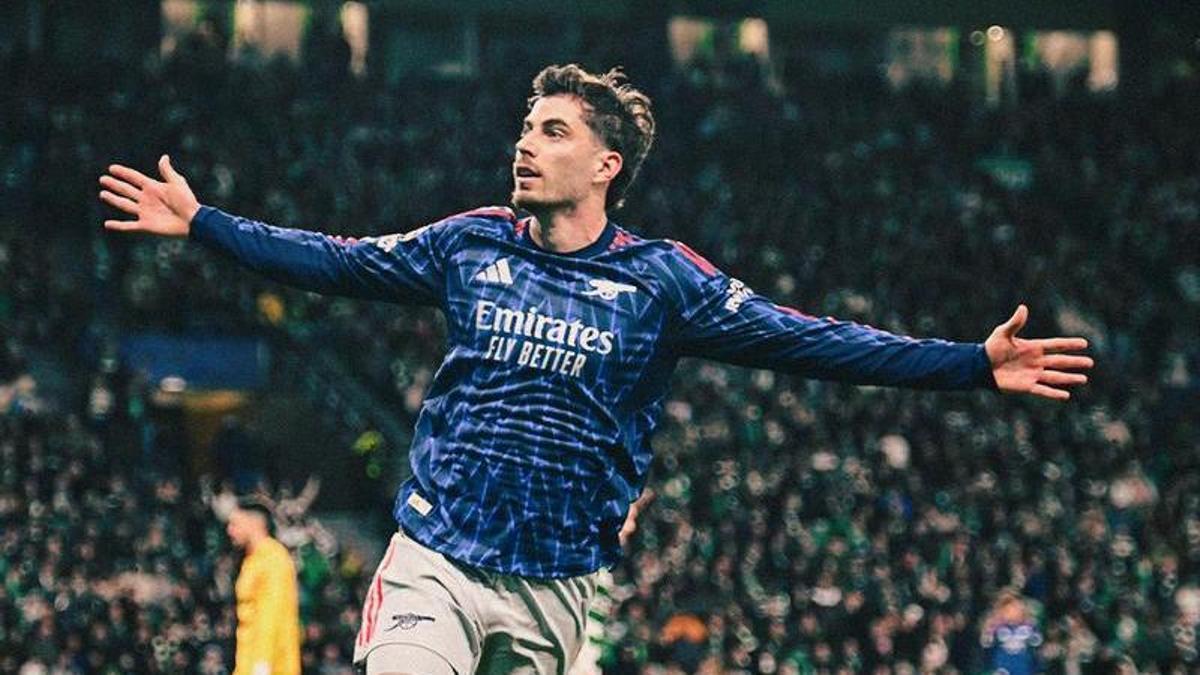 Havertz marcó el gol del Arsenal.