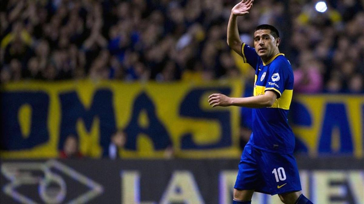 Juan Román Riquelme es ídolo en Boca Juniors