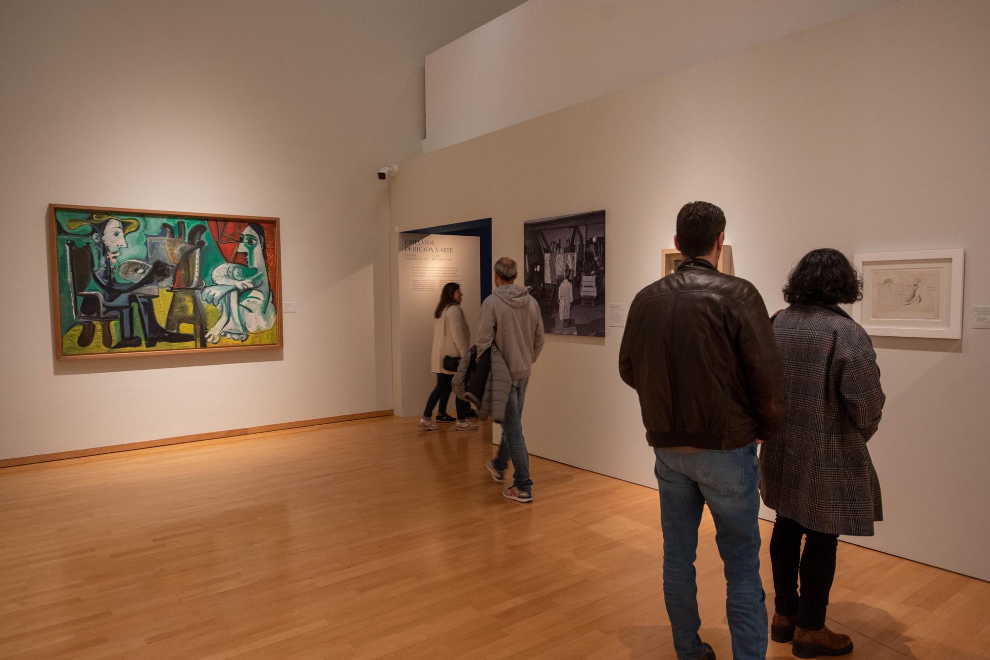 Exposición 'Picasso. Branco no recordo azul. Debuxando o futuro' en el Museo de Belas Artes