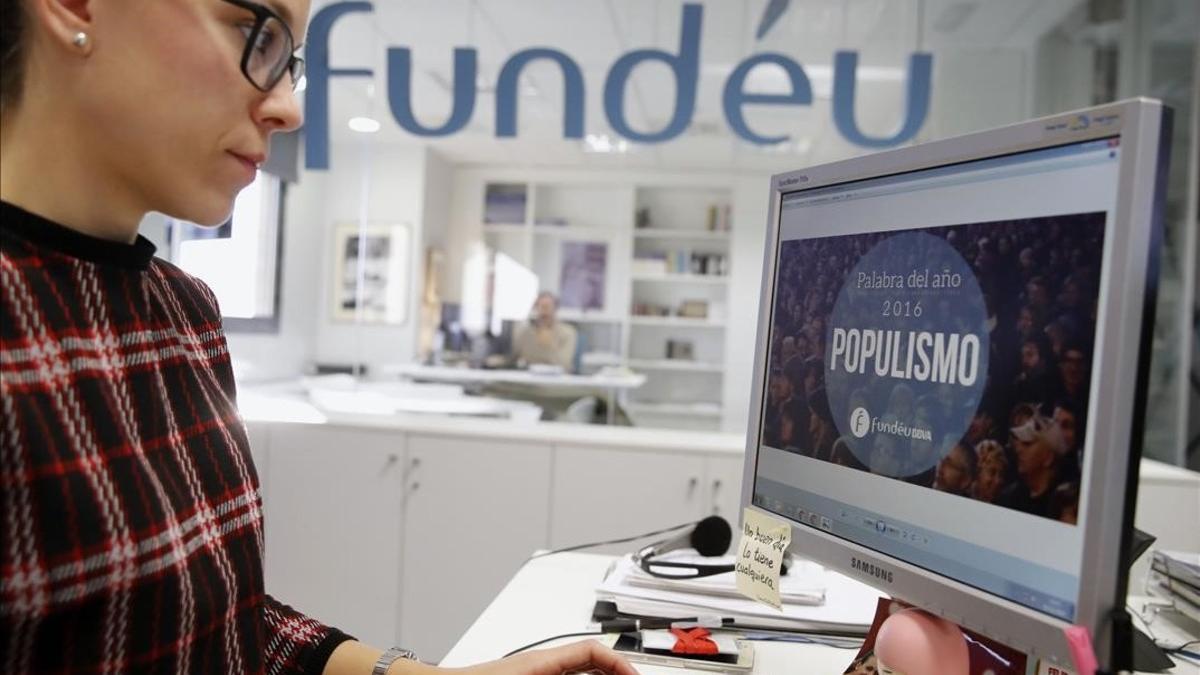 'Populismo', palabra del año 2016 para la Fundéu