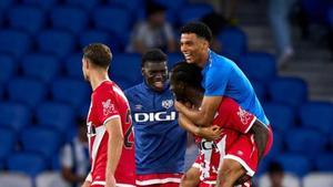 Etienne Etoo tras finalizar el encuentro