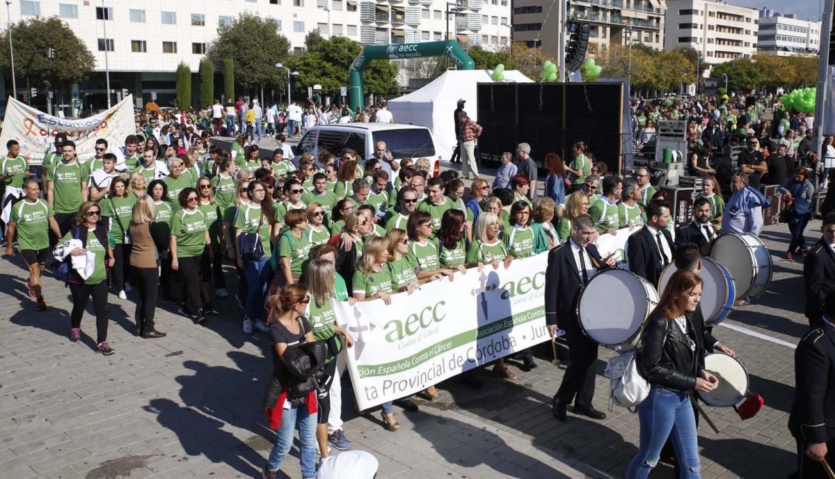 Las imágenes de la marcha contra el cáncer