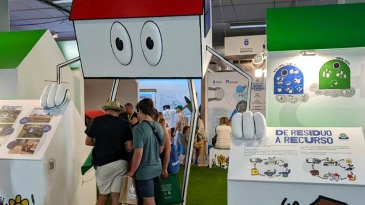 Stand de Cogersa en la Feria de Muestras.