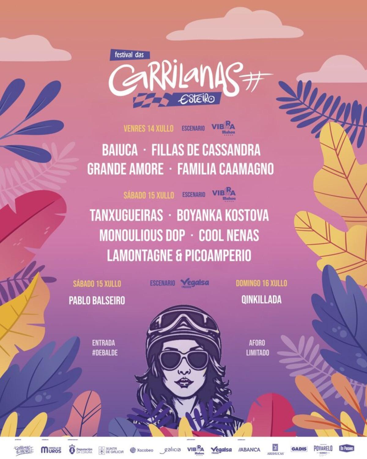 Cartel do Festival das Carrilanas de Esteiro