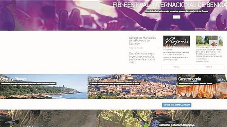 Diputación estrena la nueva web de turismo para facilitar el ocio