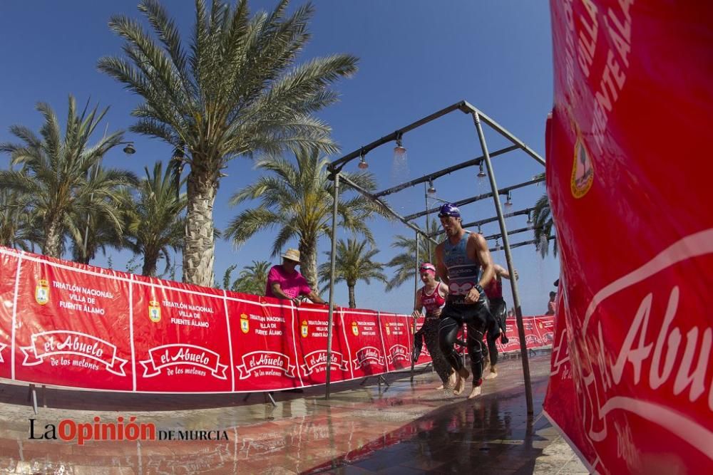 Salida del Triatlón Villa de Fuente Álamo