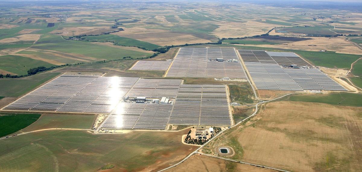 Parque de energía solar en Sevilla