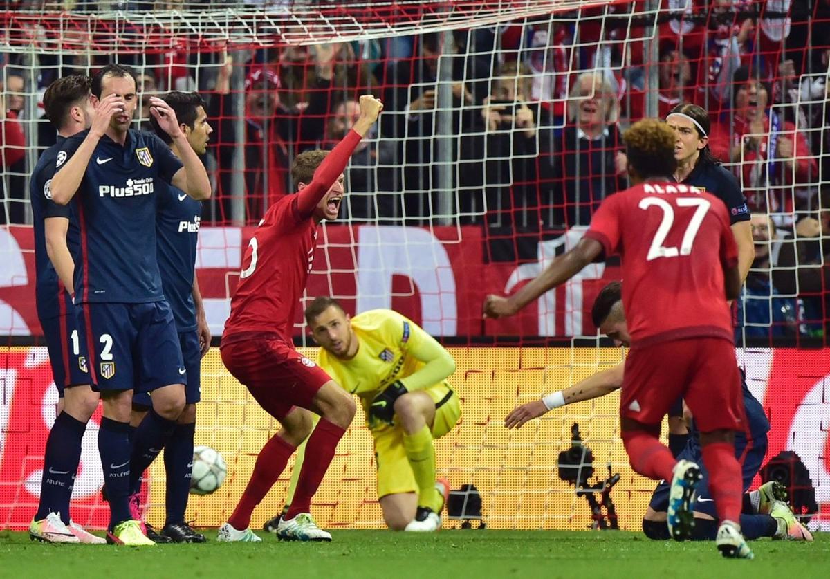 Las imágenes del Bayern Munich, 2 - Atlético de Madrid, 1
