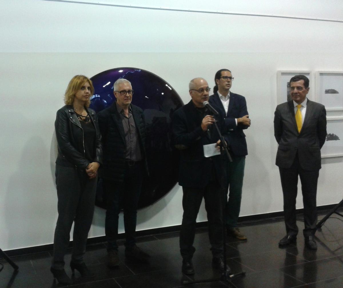 Pep Torner en una de les inaguracions a la Casa de Cultura de Girona.