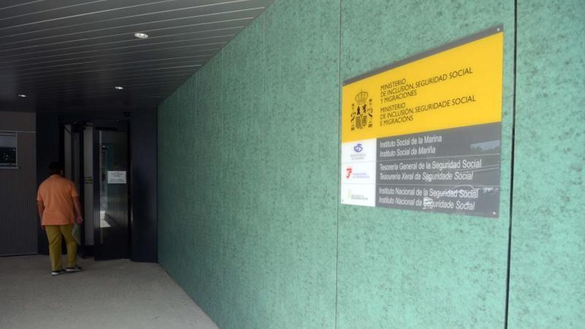 Sede de la Seguridad Social en Vilagarcía.