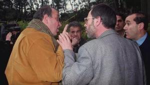 Gil, Fidalgo y Caneda protagonizaron la escena el 8 de marzo de 1996