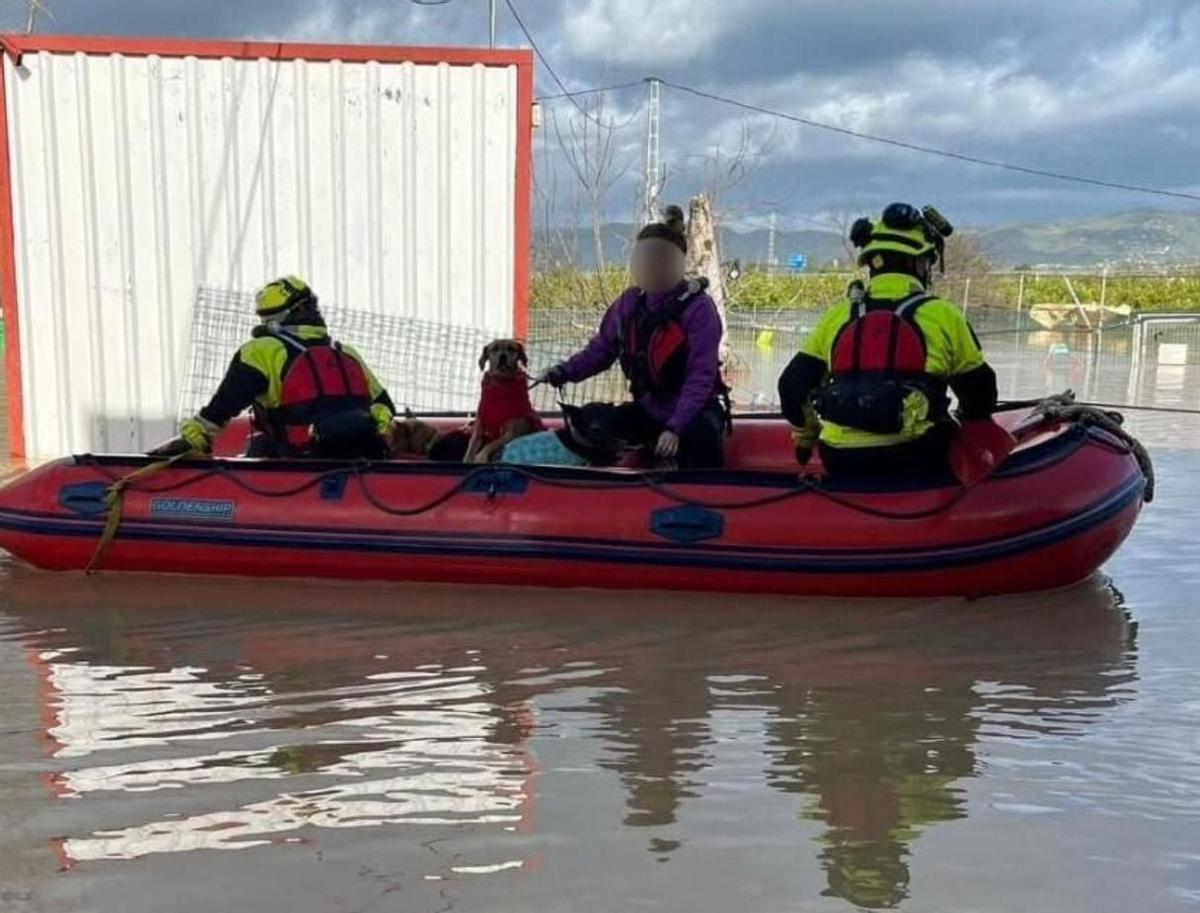 Rescate en el refugio de animales de Coín.