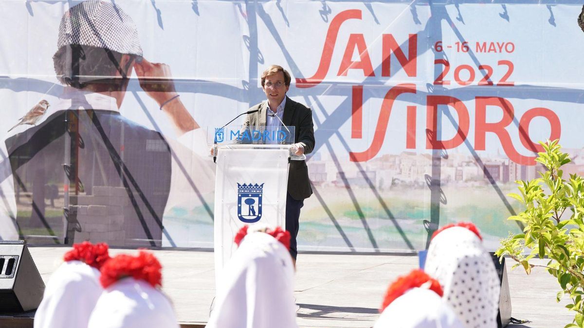 Almeida en la presentación del programa de San Isidro 2022