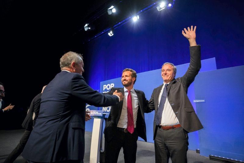 Mitin de Pablo Casado en Zaragoza el 6 de noviembre de 2019