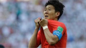Heung-Min Son, durante el Mundial de Rusia.