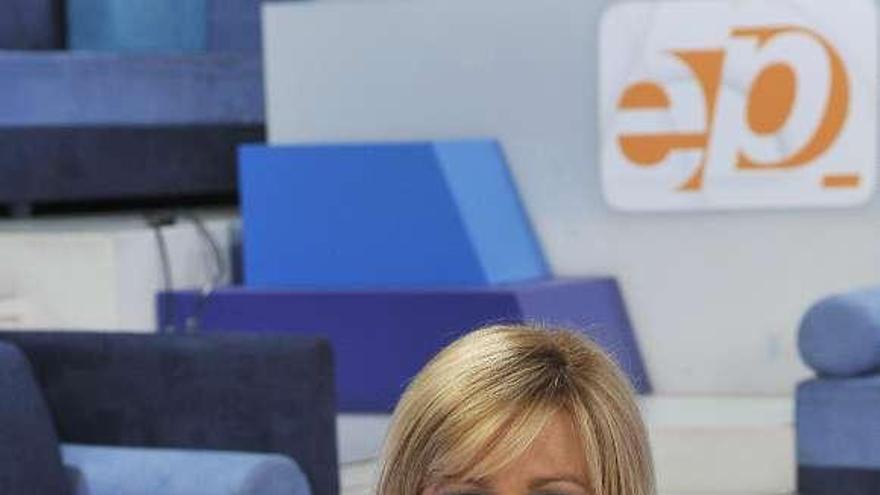 Susanna Griso, en el plató del programa Espejo Público.  // Antena 3 TV