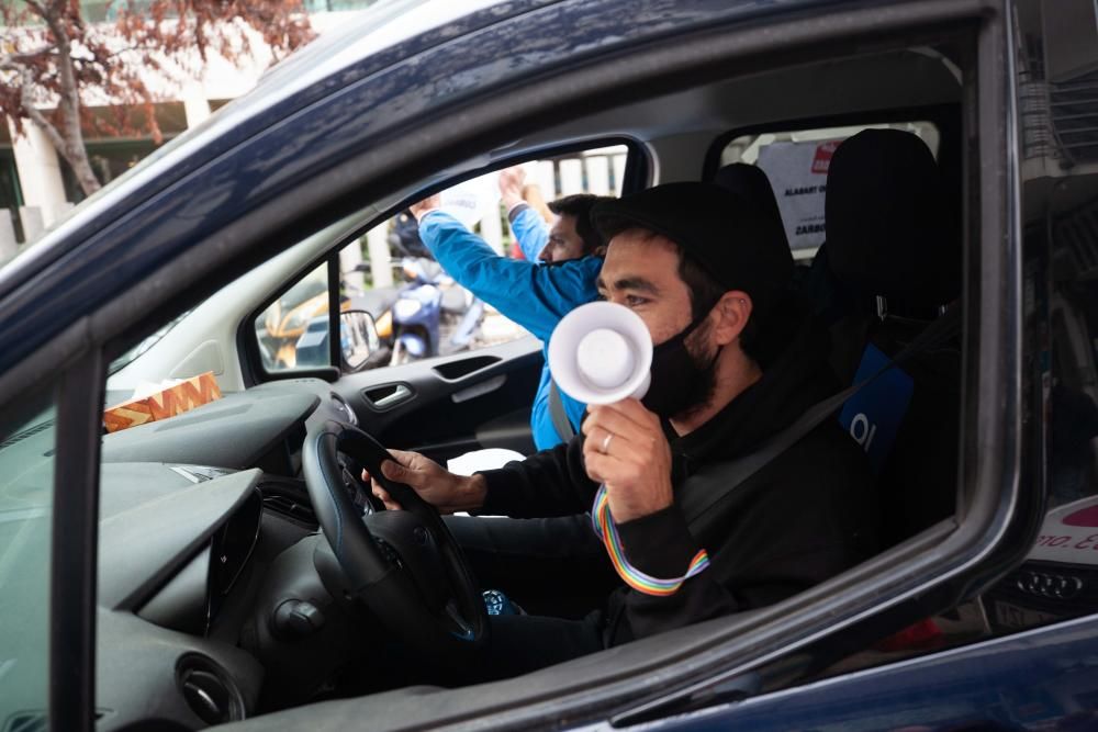 La caravana ha salido las 11 horas del ''parking'' del Pare Josep Manxarell de es Gorg, en Vila