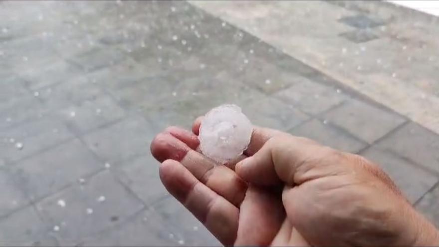 Tremenda granizada en Paterna