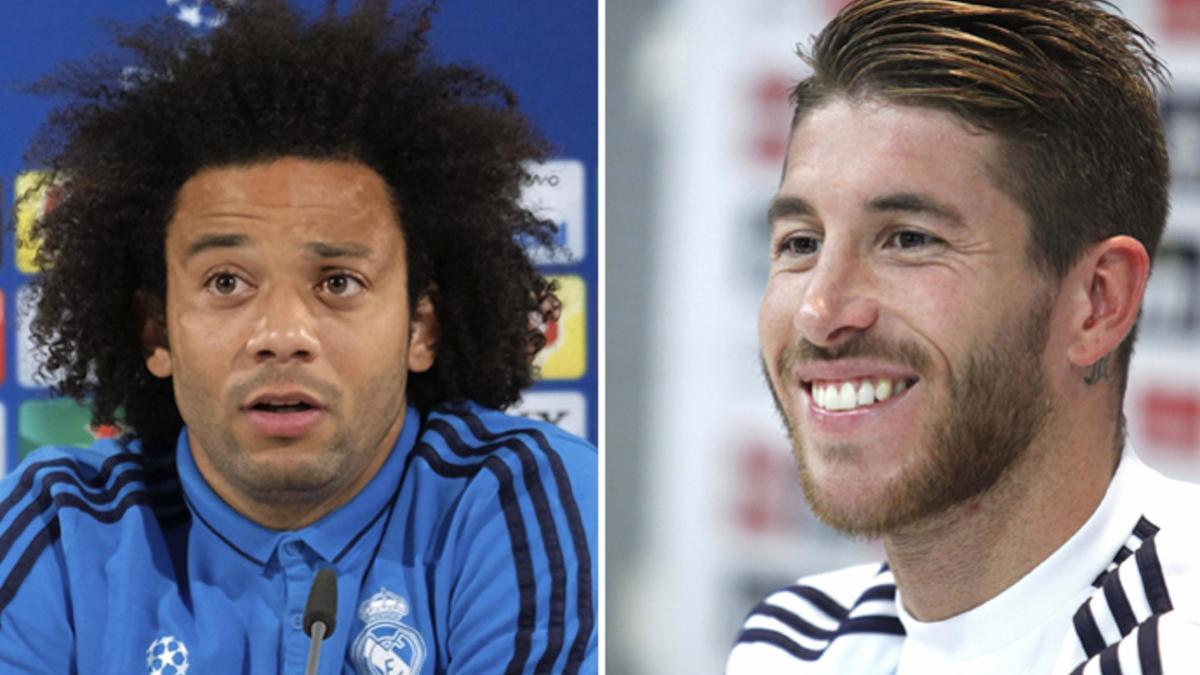 Marcelo y Sergio Ramos, dos de los capitanes del Real Madrid