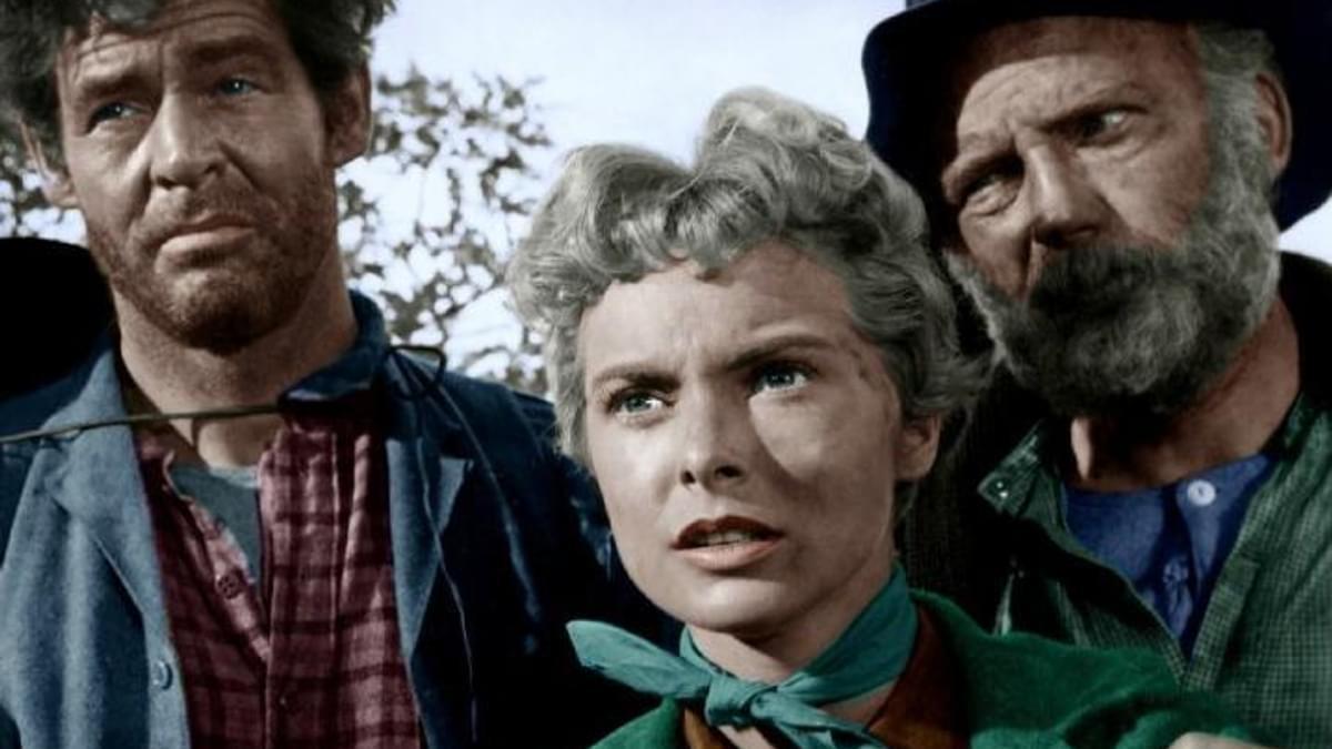 Robert Ryan, Janet Leigh i Millard Mitchell, a "Colorado Jim"
