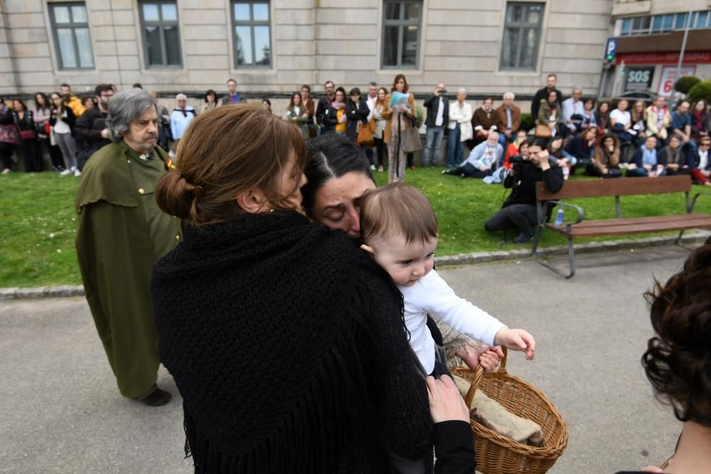 Memoria histórica | Las calles de Pontevedra revivieron ayer la represión del 36 contra las mujeres