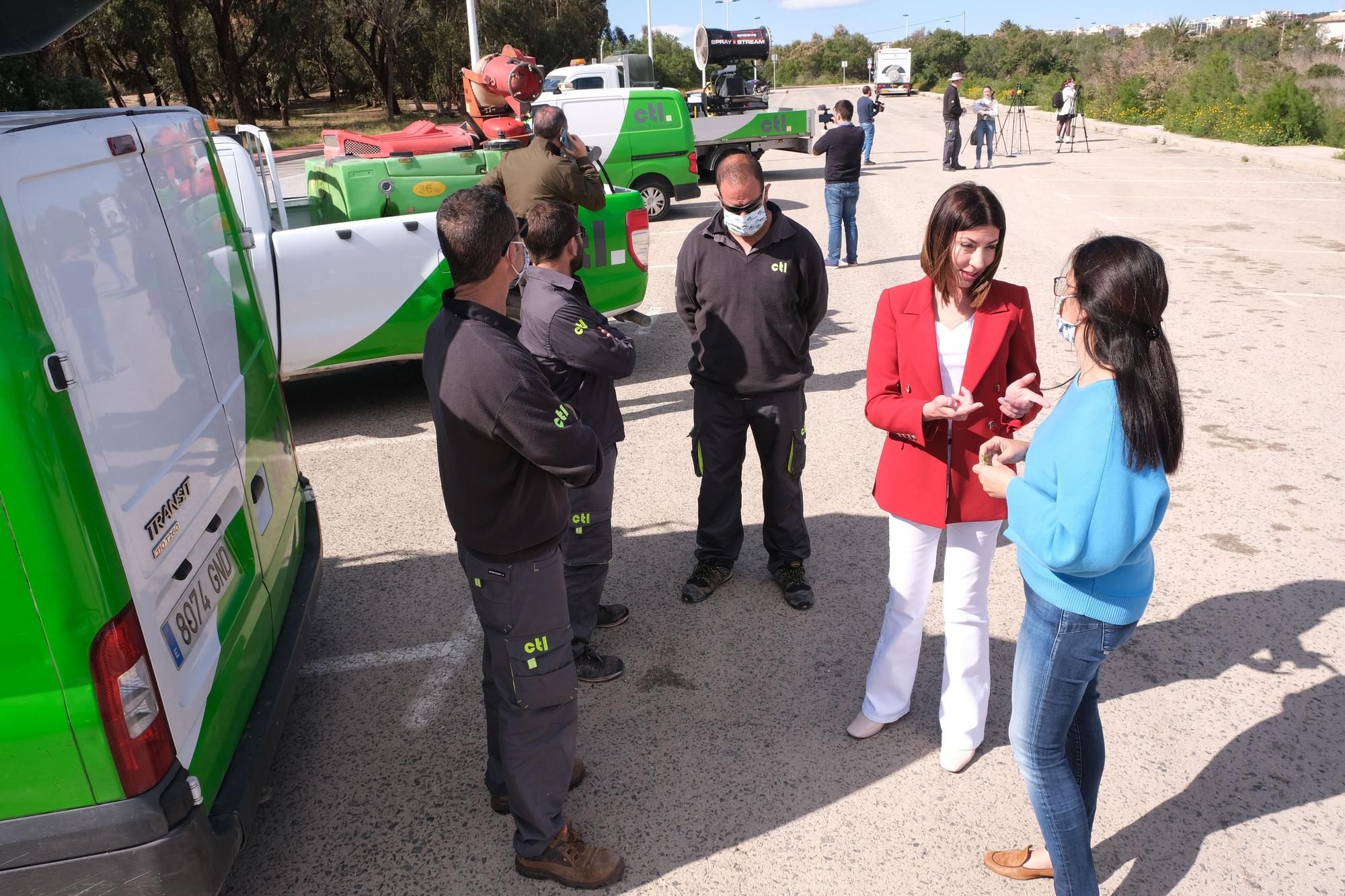 Más drones y una zodiac para vencer las plagas de mosquito en Elche