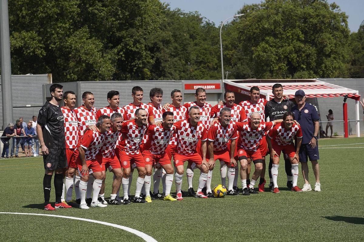 Els Girona Legends, en un partit a Torres de Palau disputat el maig.