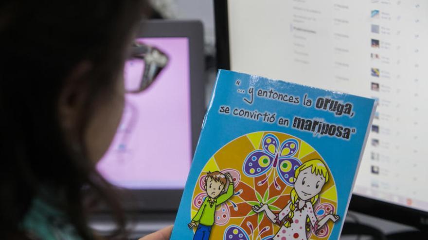 Folleto editado por la empresa funeraria ASV para explicar de forma didáctica a niños los procesos de fallecimiento.