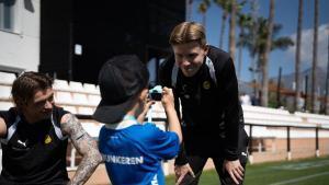 El Bodo/Glimt prepara en el Marbella Football Center la vuelta de los octavos de final de la Champions contra el Sporting.