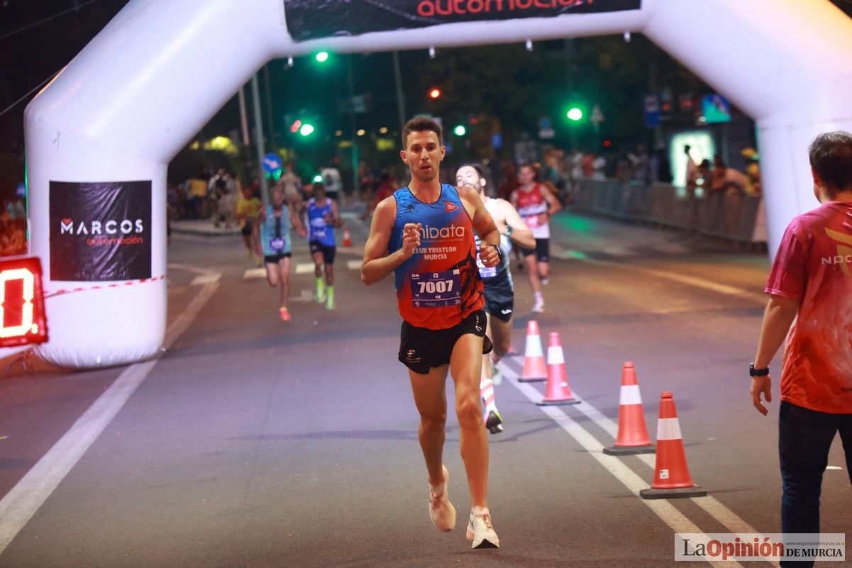 Las mejores imágenes de la carrera nocturna de Murcia