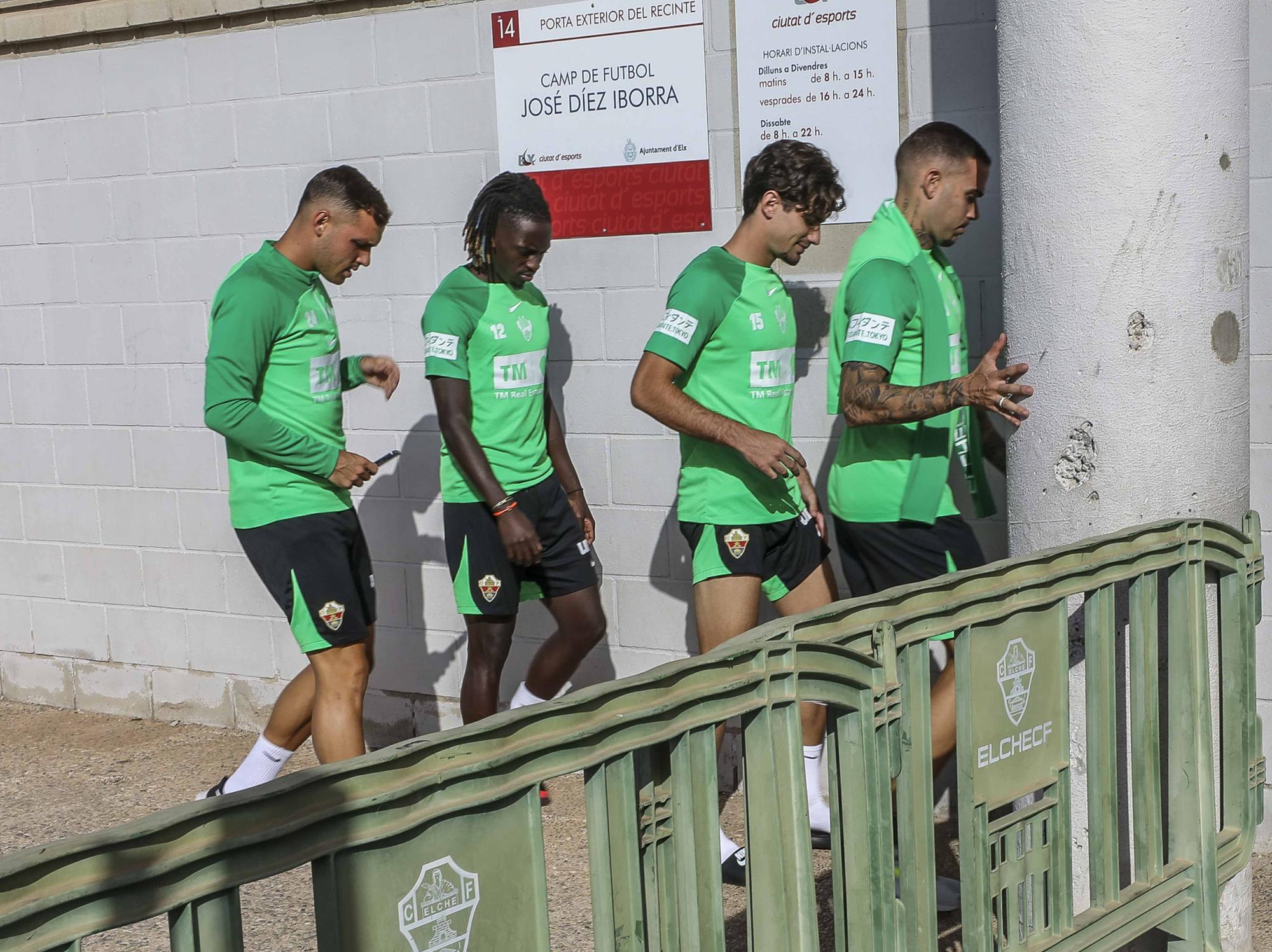 Gallego y Nino comienzan a preparar al Elche pensando en el Mallorca