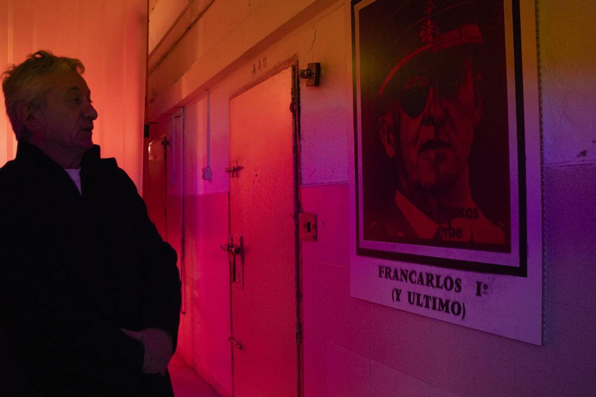 Barcelona. 15 de diciembre del 2025. Exposición en la Modelo sobre el final del franquismo, I després de Franco, què? con el comisariado Andreu Mayayo y José Manuel Rua. Fotos de Sandra Roman