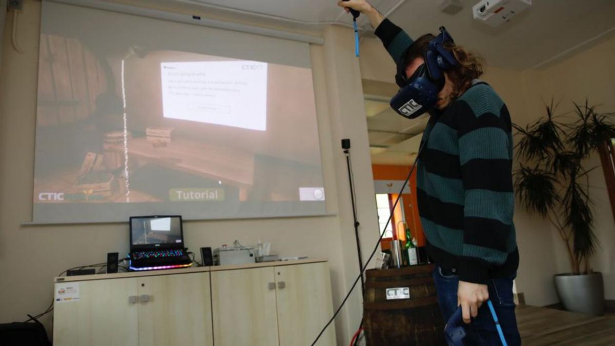 Un modelo de realidad virtual aplicado al escando de sidra. | Á. G.