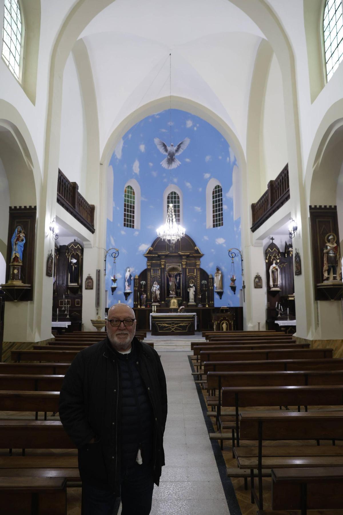 EN IMÁGENES: La 'colorida' iglesia de San Juan de La Arena, en Soto del Barco