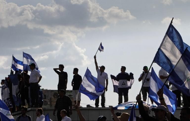 Multitudinaria marcha en Nicaragua