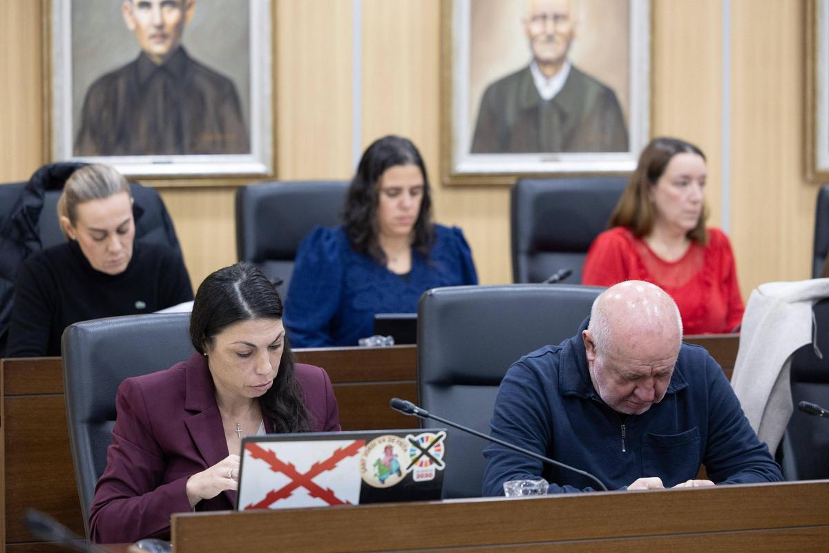 Las imágenes de pleno del Ayuntamiento de Sant Josep