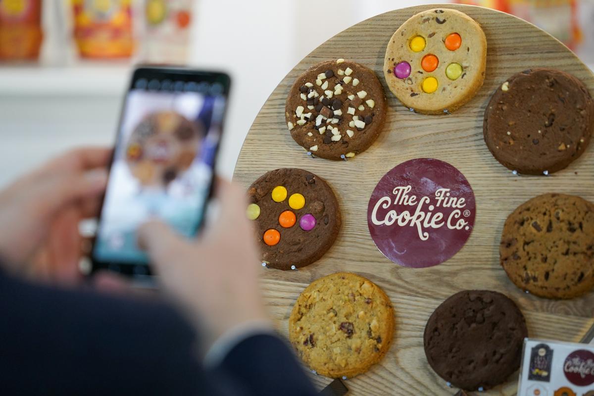 Expositor de galletas en Alimentaria + Hostelco.