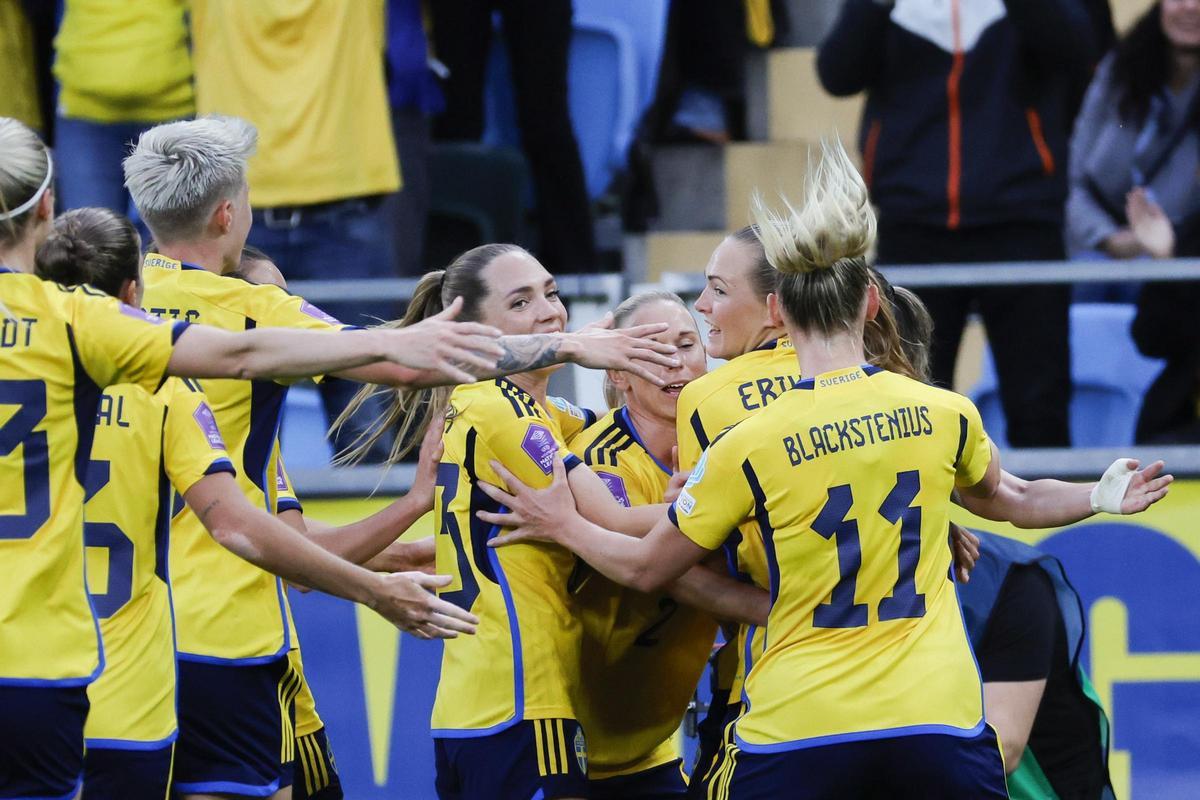 UEFA Womens Nations League: Suecia - España, en imágenes