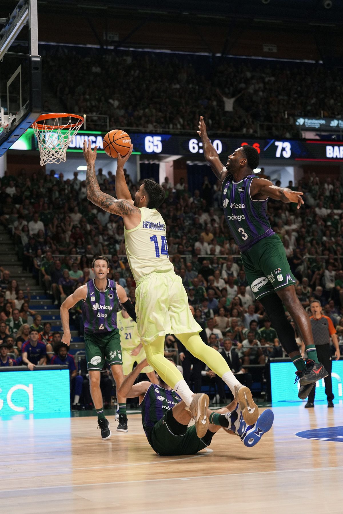 Tercer partido de los cuartos de final ACB | Unicaja - Barça