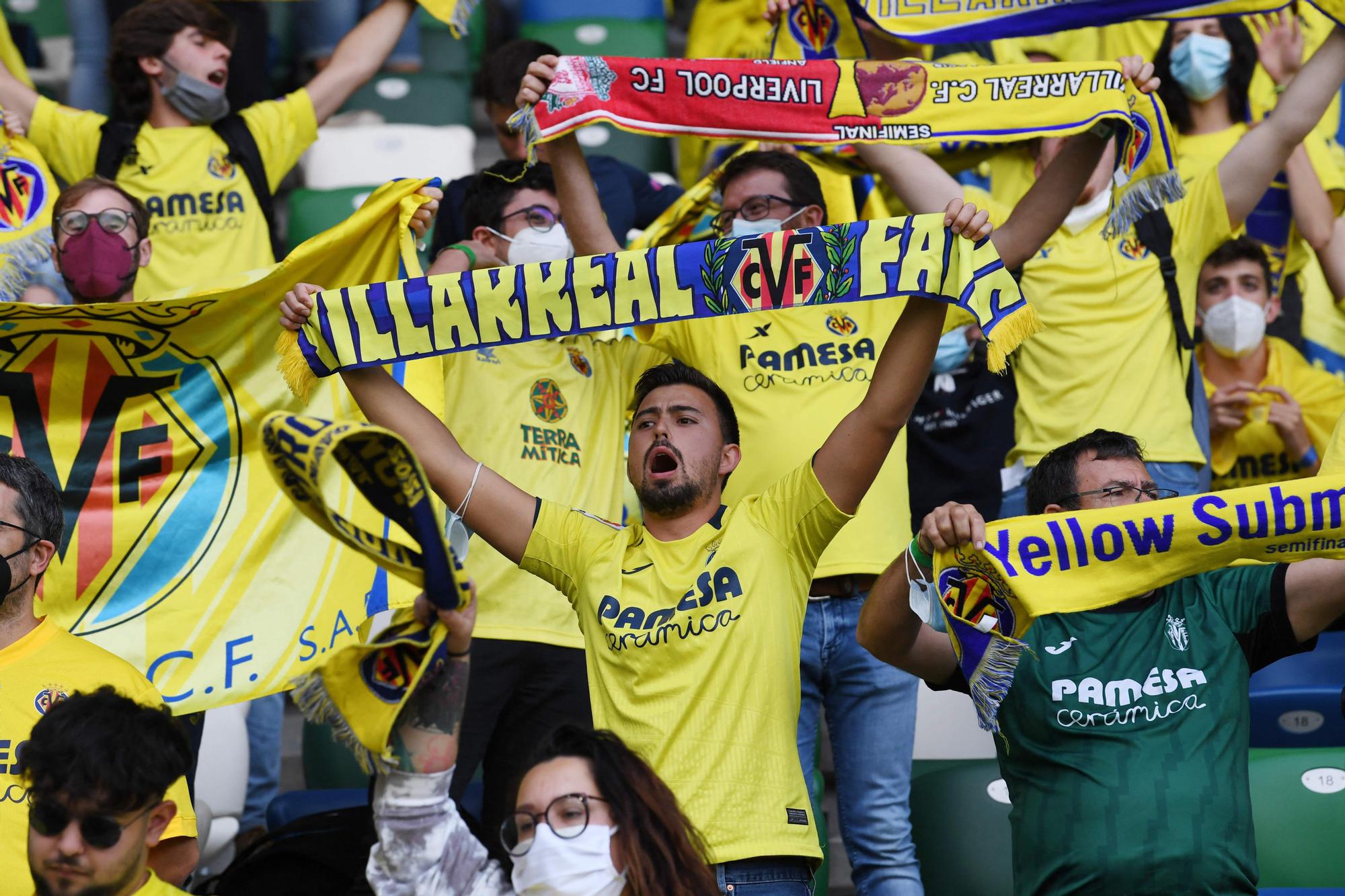 Así vivió la afición del Villarreal la Supercopa en el campo