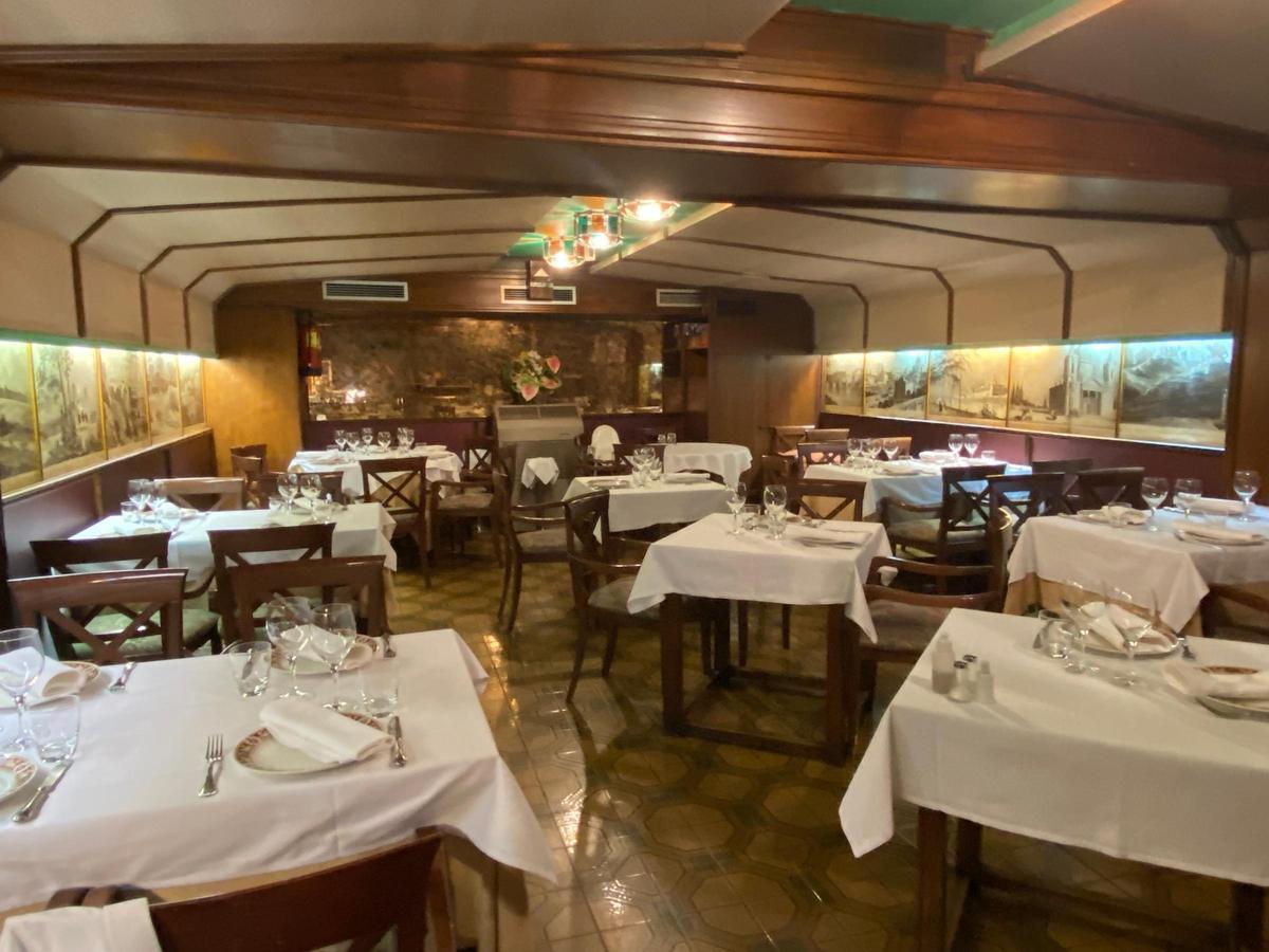 Salón del restaurante Tío Jorge, uno de los afectados por el apagón