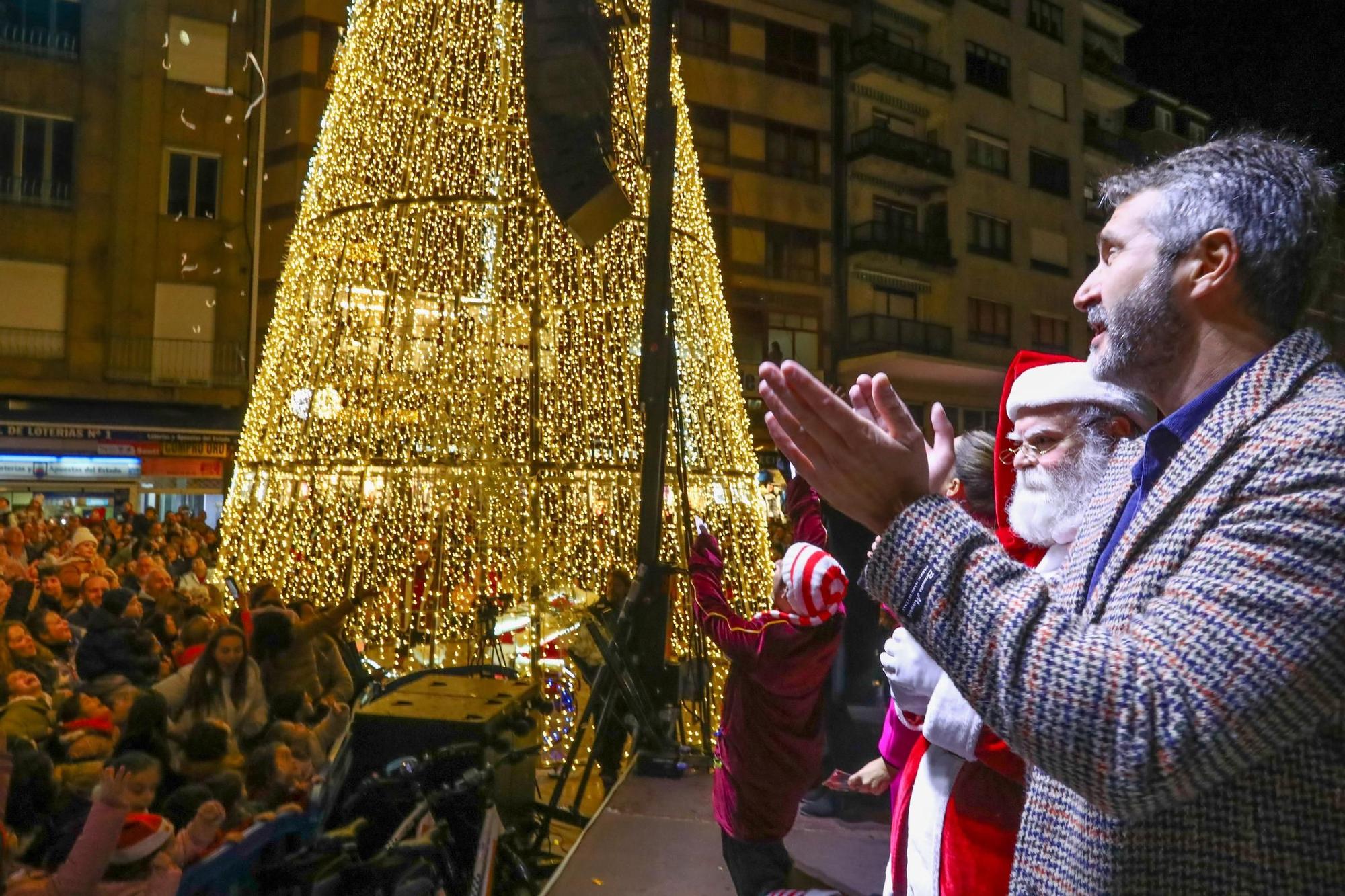 La Navidad ya deslumbra en Vilagarcía