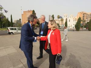 El consejero delegado de Prensa Ibérica, Aitor Moll, en el Foro del Mediterráneo