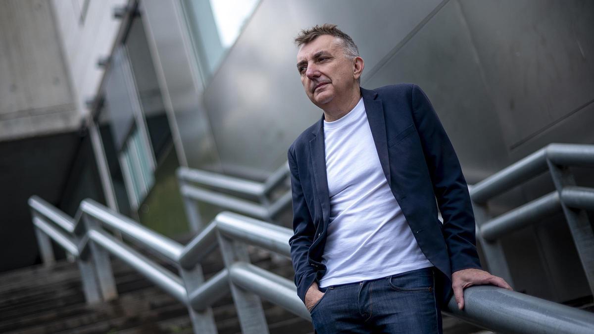 El escritor Manuel Vilas fotografiado en Barcelona con motivo de la presentación de su último libro, ‘Islandia’