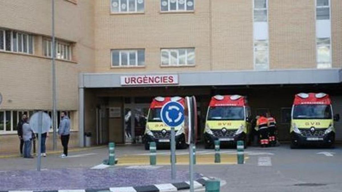 El trabajador fue trasladado al Hospital General de Castellón.