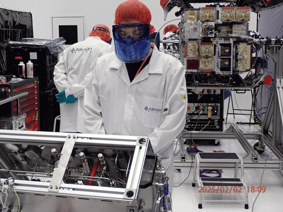 Operario de Arkadia Space, en una imagen de archivo.