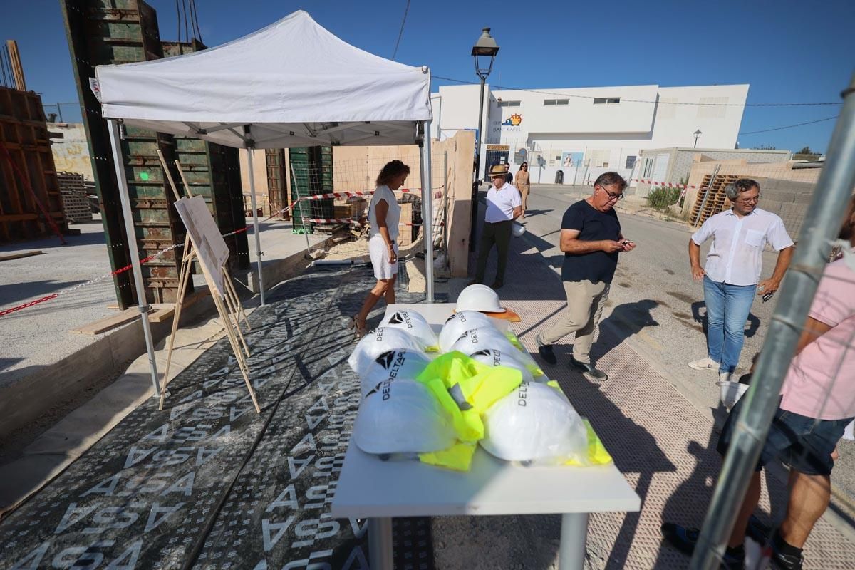 Galería: visita a las obras de la nueva escoleta de Sant Rafel