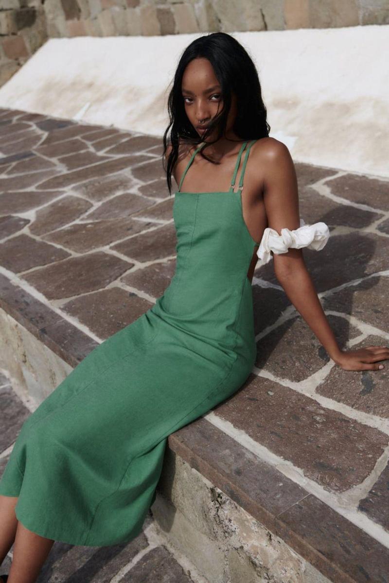 Zara y su vestido verde , o la mejor compra de la primavera